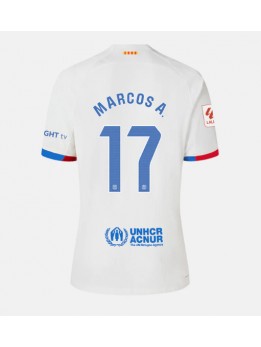 Ženski Nogometna dresi replika Barcelona Marcos Alonso #17 Gostujoči 2023-24 Kratek rokav